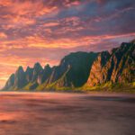 Davil's Jaw. Norwey,island Senja