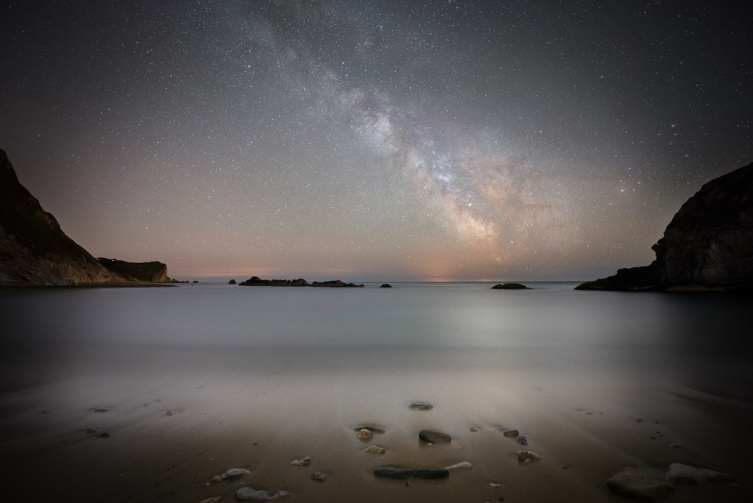 Man O' War Cove Dorset Astrophotography