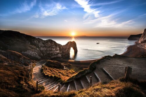 Durdle Door Sunset