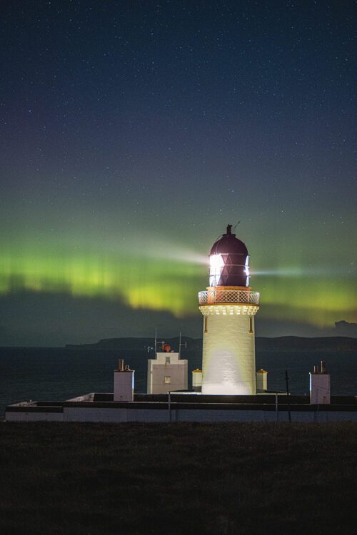 Aurora Dunnet Head Scotland