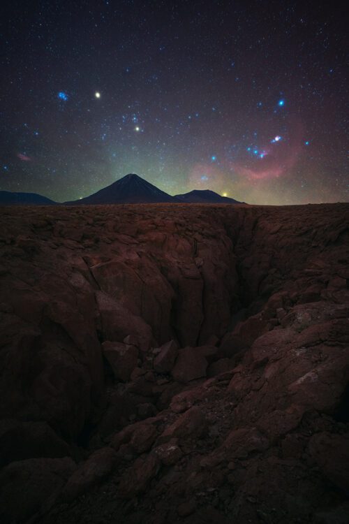 The Atacama Desert Orion Milky Way
