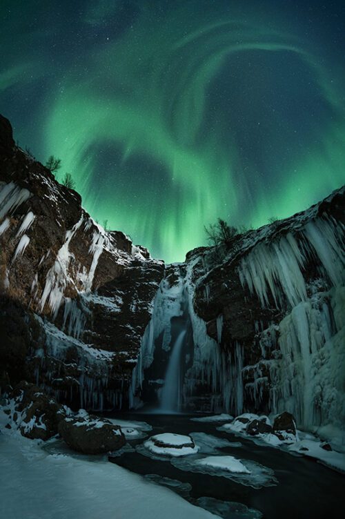 Gluggafoss Waterfall