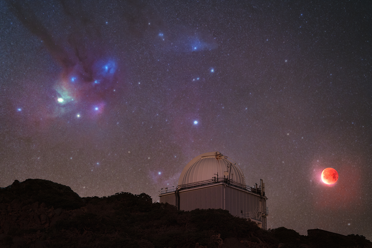 La Palma Lunar Eclipse Astrophotography