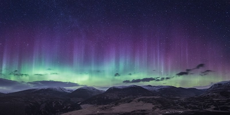 Aurora over the Cairngorms