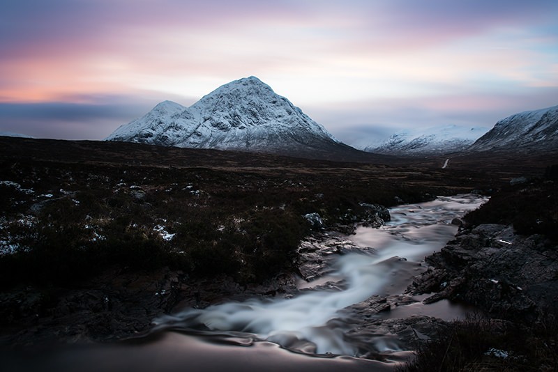 Buachaille Etive Mòr from Cauldron Falls