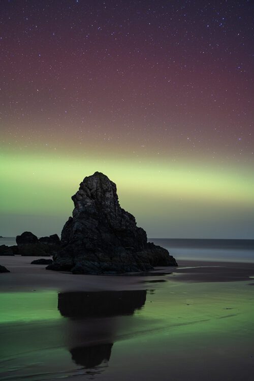 Aurora Borealis Scotland Sango Sands