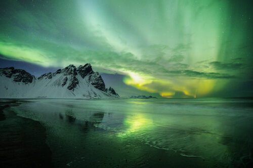 Vestrahorn Aurora