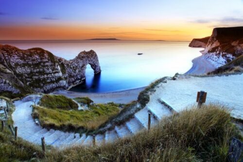 Durdle Door Steps