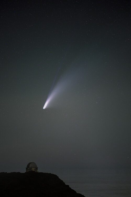 Comet Neowise La Palma