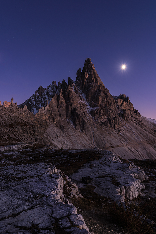 Monte Paterno in the Dolomite Alps