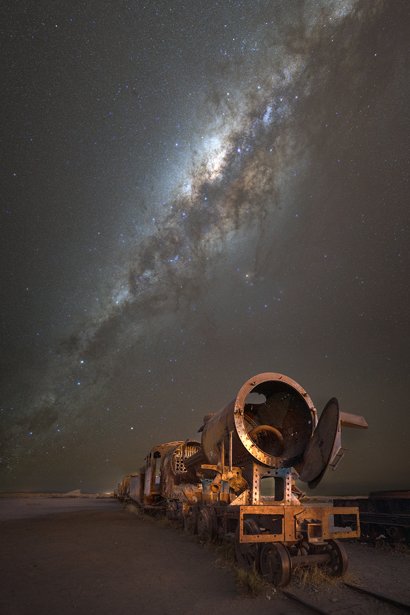 Milky Way Train Cemetery Uyuni
