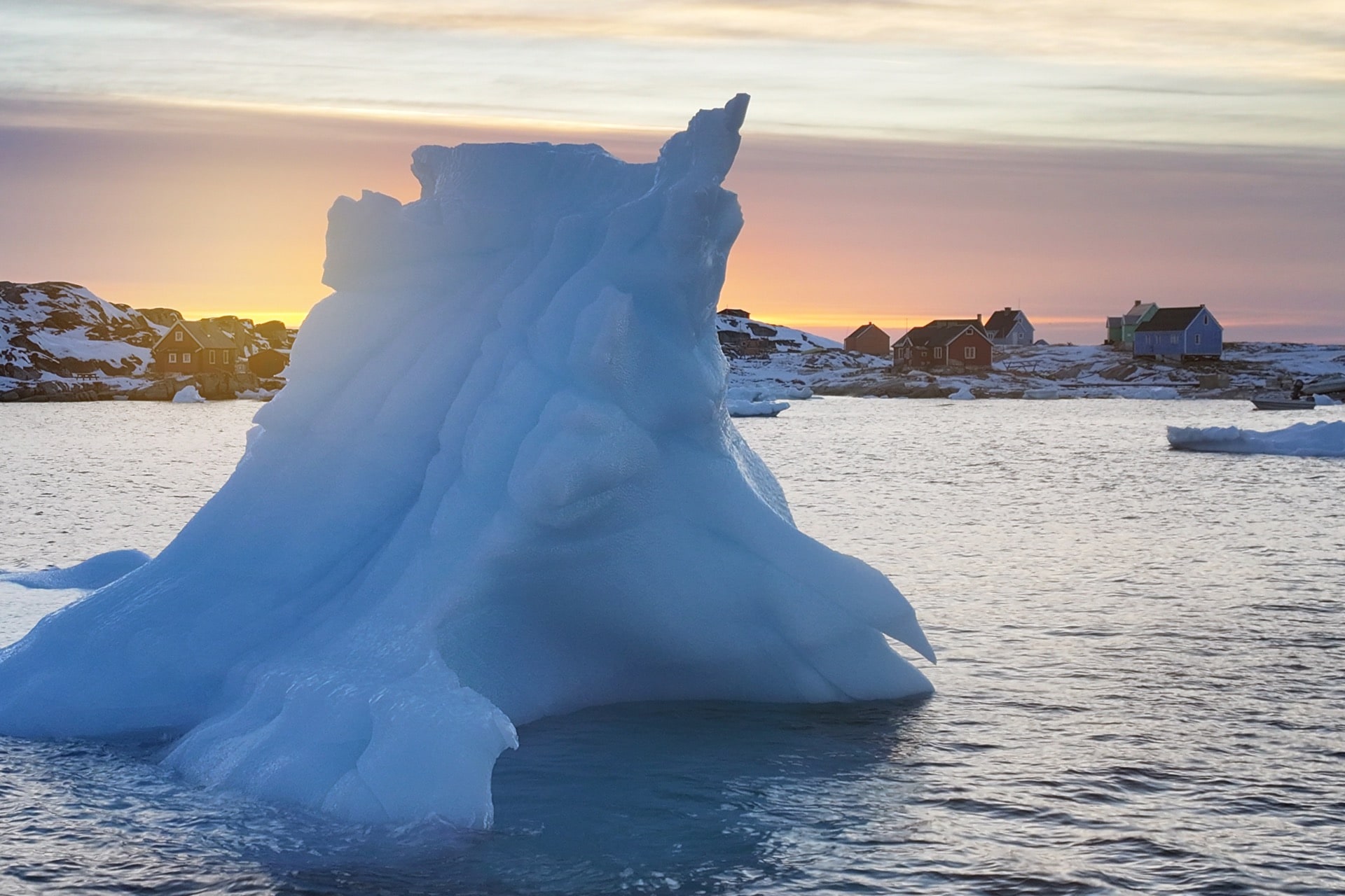 Iceberg in Oqaatsut Harbour